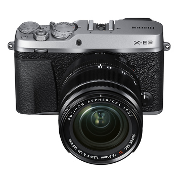 X-E3 Mirrorless Digital Camera with 18-55mm Lens (Silver)