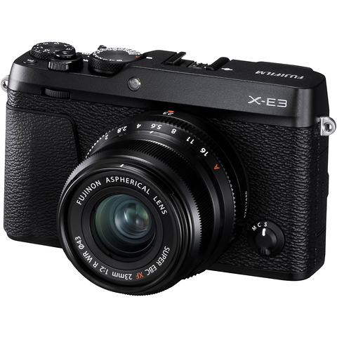 X-E3 Mirrorless Digital Camera with 23mm f/2.0 Lens (Black) Image 0