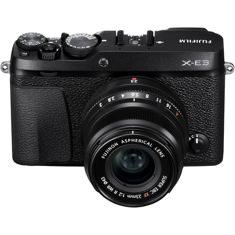 X-E3 Mirrorless Digital Camera with 23mm f/2.0 Lens (Black) Image 1