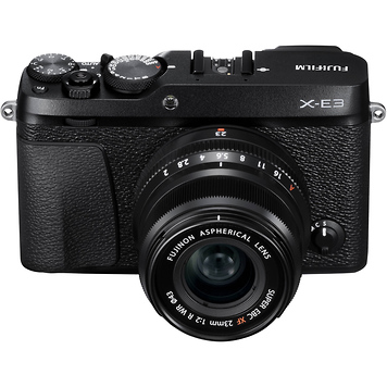 X-E3 Mirrorless Digital Camera with 23mm f/2.0 Lens (Black)