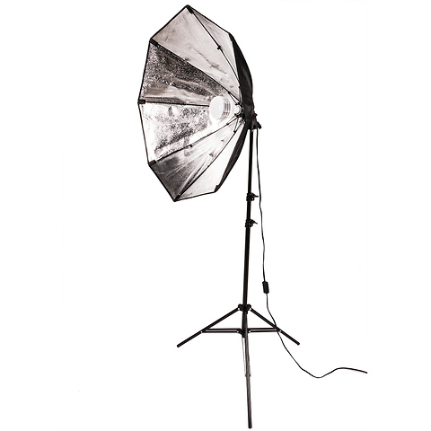 OctaBella 1500W 3-Light LED Softbox Kit with Boom Arm Image 3