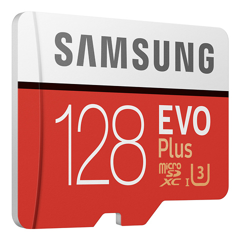 128GB EVO+ UHS-I microSDXC Memory Card Image 3