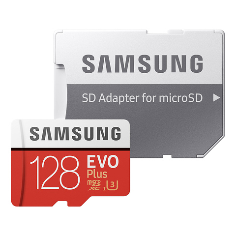 128GB EVO+ UHS-I microSDXC Memory Card Image 2