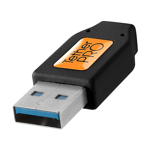 TetherPro USB 3.0 to USB-C (15 ft. Black) Image 3