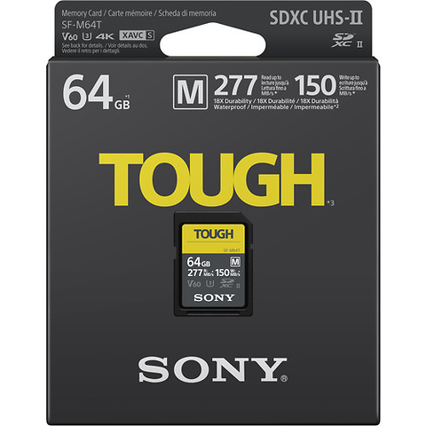 64GB SF-M Tough Series UHS-II SDXC Memory Card Image 1
