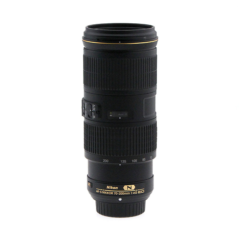 AF-S 70-200mm f/4.0G ED VR Telephoto Nikkor Lens (Open Box) Image 0