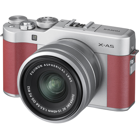 X-A5 Mirrorless Digital Camera with 15-45mm Lens (Pink) Image 0