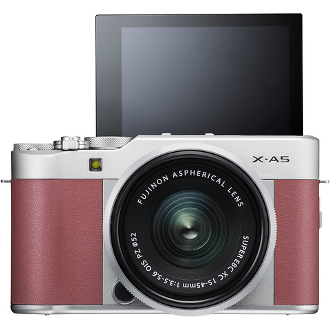 X-A5 Mirrorless Digital Camera with 15-45mm Lens (Pink) Image 3