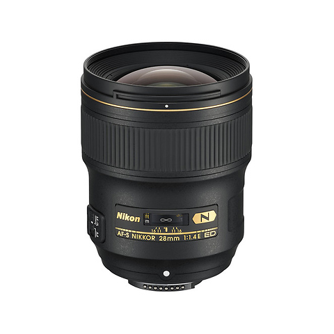 AF-S NIKKOR 28mm f/1.4E ED Lens - Pre-Owned Image 0