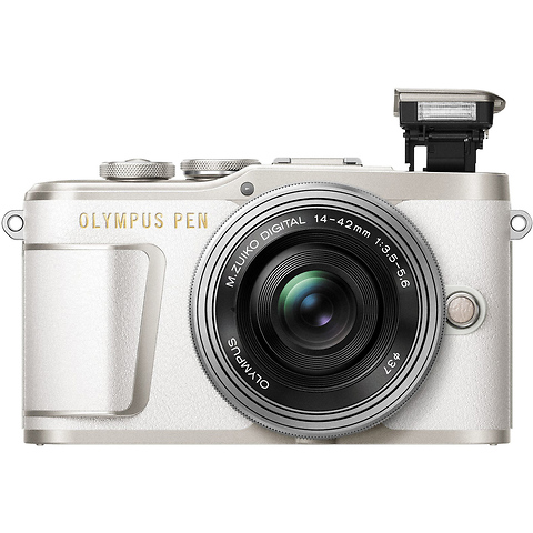 PEN E-PL9 Mirrorless Micro Four Thirds Digital Camera with 14-42mm Lens (White) Image 0