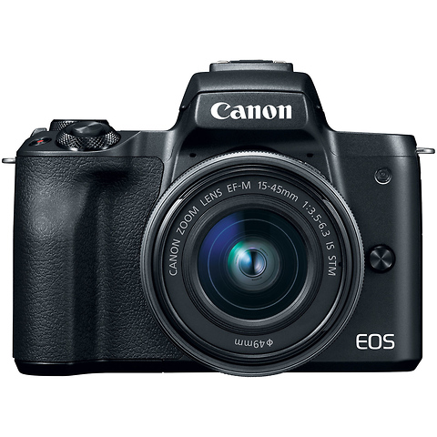 EOS M50 Mirrorless Digital Camera with 15-45mm and 55-200mm Lenses (Black) Image 5