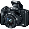 EOS M50 Mirrorless Digital Camera with 15-45mm and 55-200mm Lenses (Black) Thumbnail 2