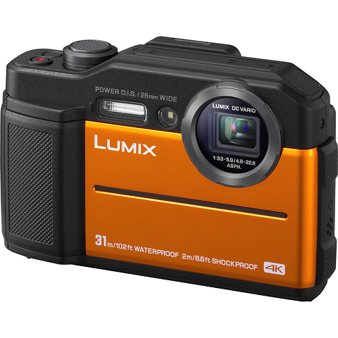 Lumix DC-TS7 Digital Camera (Orange) Image 0