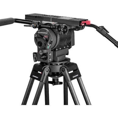 Ultimate 2560 Fluid Head & 60L Mitchell Top Plate Tripod with Mid-Level Spreader Image 1