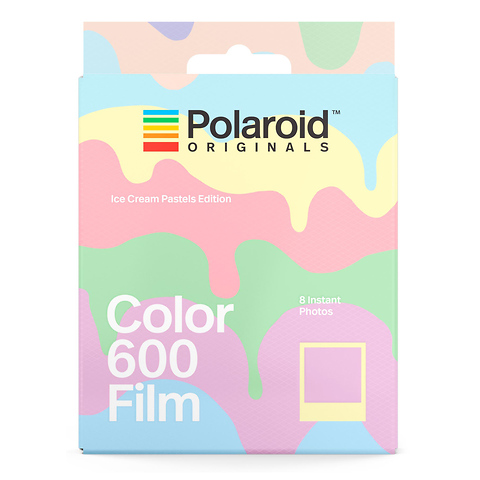 Color 600 Instant Film (8 Exposures, 600 Ice Cream Pastels Edition) Image 1