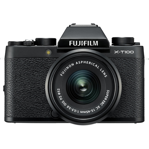 X-T100 Mirrorless Digital Camera with 15-45mm Lens (Black) Image 0