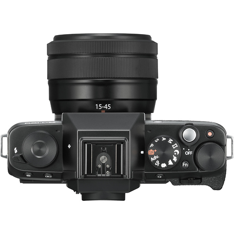 X-T100 Mirrorless Camera w/15-45mm Lens - Black - Open Box Image 2