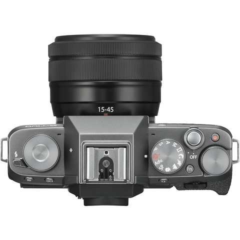 X-T100 Mirrorless Digital Camera with 15-45mm Lens (Dark Silver) Image 2