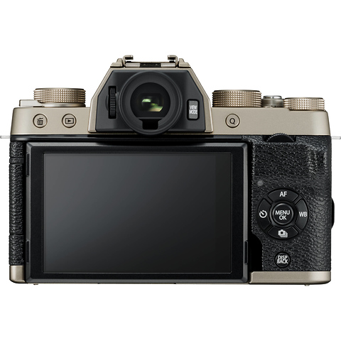 X-T100 Mirrorless Digital Camera with 15-45mm Lens (Champagne Gold) Image 6