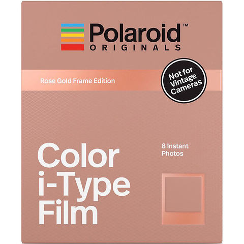 Color i-Type Instant Film (8 Exposures, Rose Gold Frame Edition) Image 0