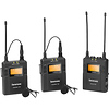 UWMIC9 RX9 + TX9 + TX9, 96-Channel Digital UHF Wireless Dual Lavalier Mic System (514 to 596 MHz) Thumbnail 0