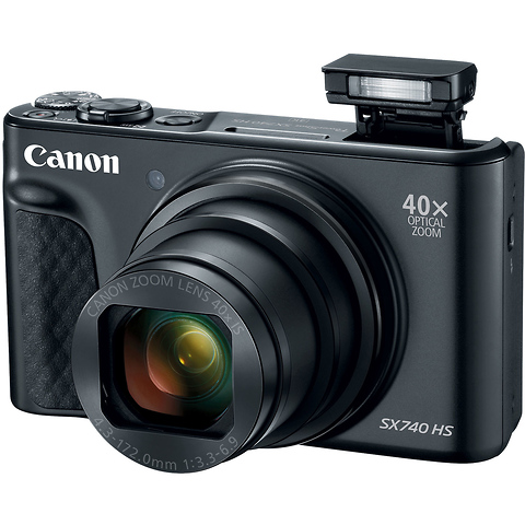PowerShot SX740 HS Digital Camera (Black) Image 2