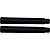 15mm Extension Rods (Pair, Black, 4 in.)