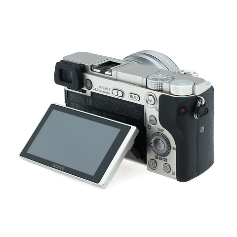 a6000  Digital Camera w/ 16-50mm Lens - Silver - Open Box Image 3