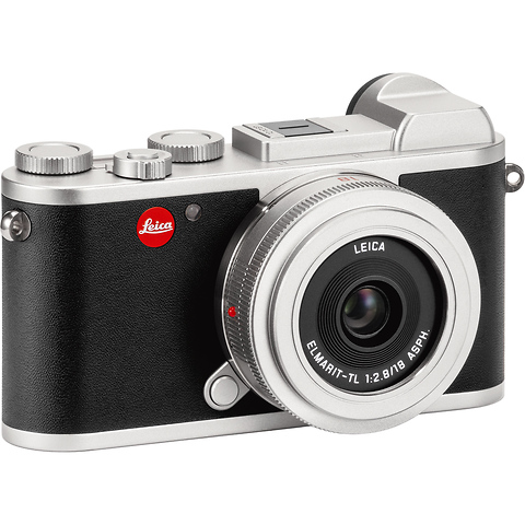 CL Mirrorless Digital Camera with 18mm Lens (Silver Anodized) Image 1