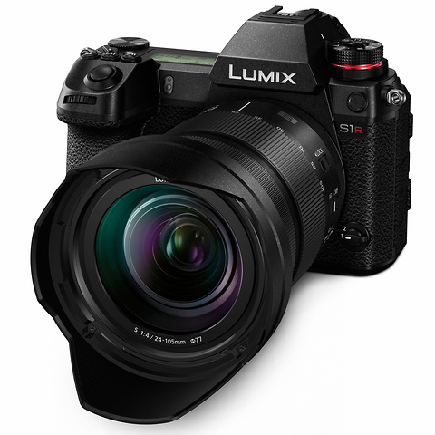 Lumix DC-S1R Mirrorless Digital Camera with 24-105mm Lens Kit (Black) Image 1