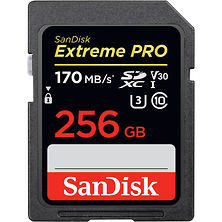 256GB Extreme PRO UHS-I SDXC Memory Card Image 0