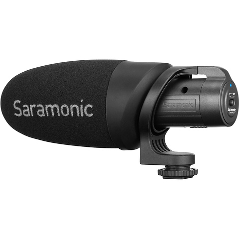 CamMic+ Battery-Powered Camera-Mount Shotgun Microphone for DSLR Cameras and Smartphones Image 2