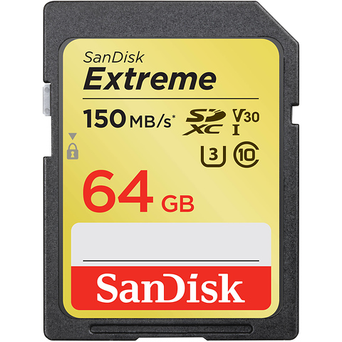64GB Extreme UHS-I SDXC Memory Card Image 0