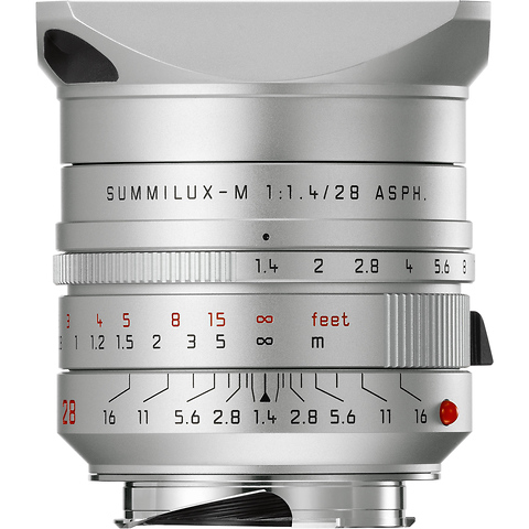 Summilux-M 28mm f/1.4 ASPH. Lens (Silver Anodized) Image 0