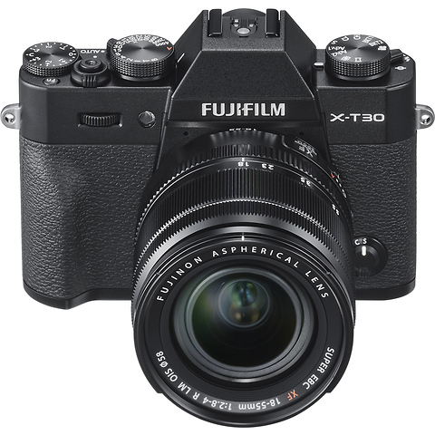 X-T30 Mirrorless Digital Camera with 18-55mm Lens (Black) Image 3