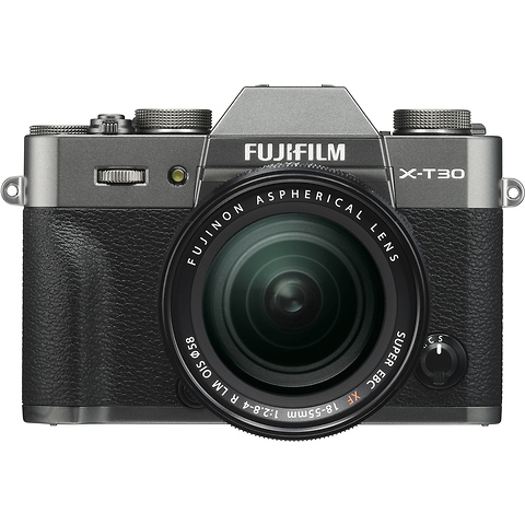 X-T30 Mirrorless Digital Camera with 18-55mm Lens (Charcoal Silver) Image 0