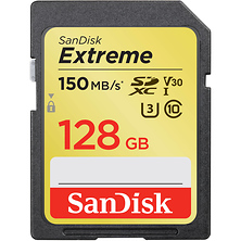 128GB Extreme UHS-I SDXC Memory Card Image 0