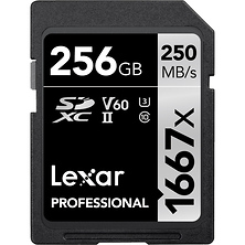 256GB Professional 1667x UHS-II SDXC Memory Card Image 0