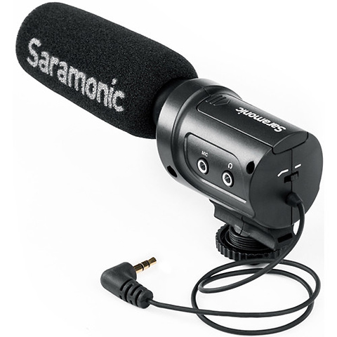 SR-M3 Mini Directional Condenser Microphone with Integrated Shockmount Image 0
