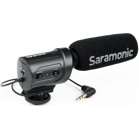 SR-M3 Mini Directional Condenser Microphone with Integrated Shockmount Image 1