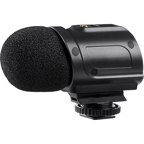 SR-PMIC2 Mini Stereo Condenser Microphone with Integrated Shockmount Image 1