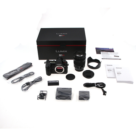 Lumix DC-S1R Mirrorless Camera w/24-105mm Lens Kit - Black - Open Box Image 0