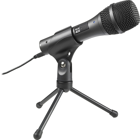 AT2005USB Microphone Pack with ATH-M20x, Boom & Mini-USB Cable Image 1