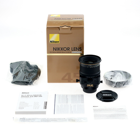 PC-E Micro Nikkor 45mm f/2.8D ED Manual Focus Lens - Open Box Image 0