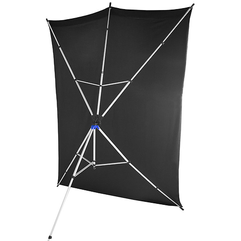 5 x 7 ft. Backdrop Travel Kit (Black) Image 1