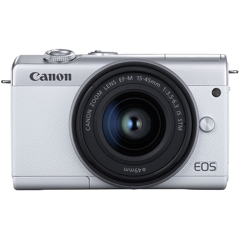 EOS M200 Mirrorless Digital Camera with 15-45mm Lens (White) Image 3
