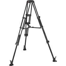 Aluminum Twin Leg Video Tripod with Middle Spreader Image 0