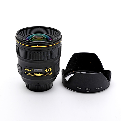 AF-S Nikkor 24mm f/1.4G ED Wide Angle Lens - Pre-Owned Image 0