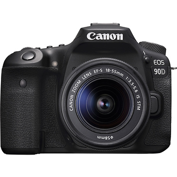 EOS 90D Digital SLR Camera with 18-55mm Lens Video Creator Kit