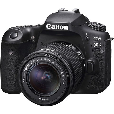 EOS 90D Digital SLR Camera with 18-55mm Lens Video Creator Kit Image 2